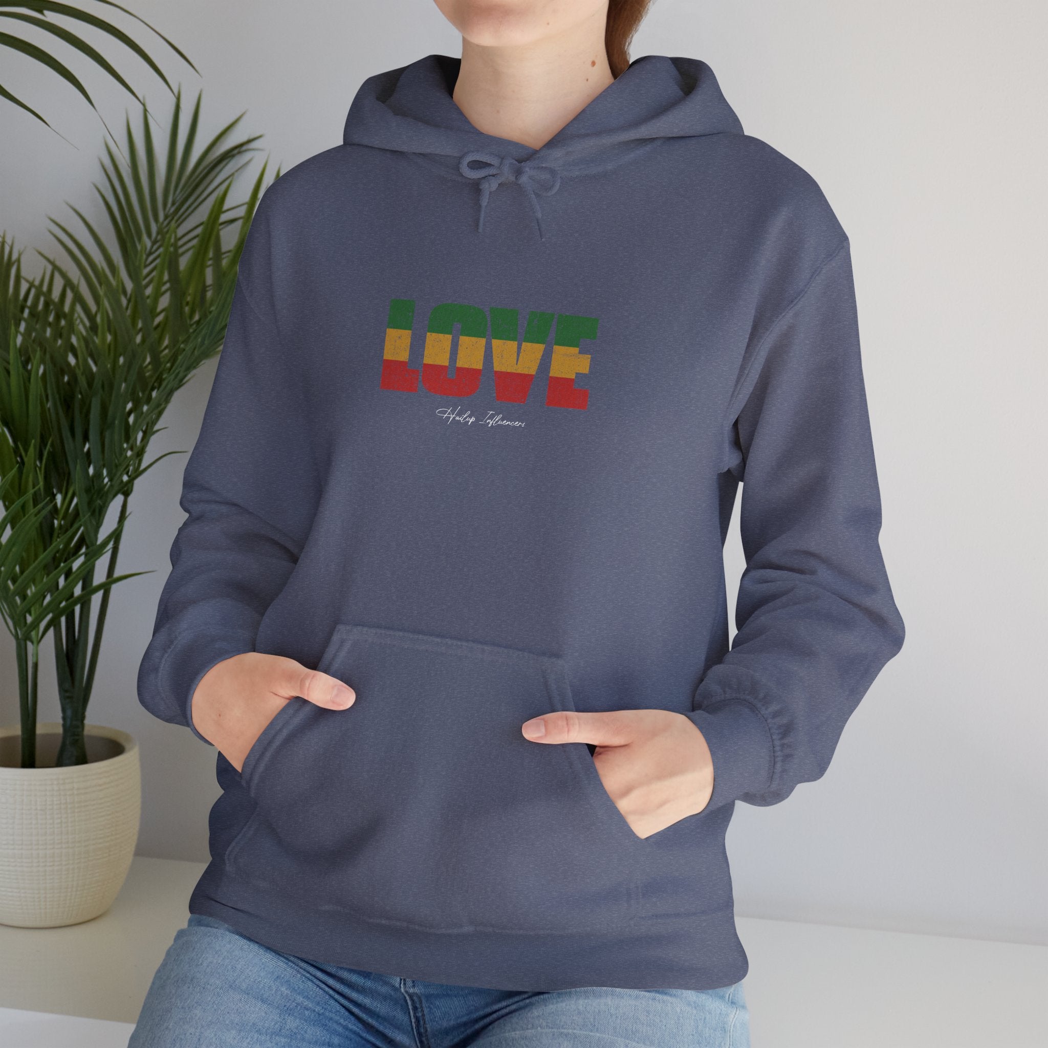 One Love Couples Unisex Heavy Blend Hooded Sweatshirt