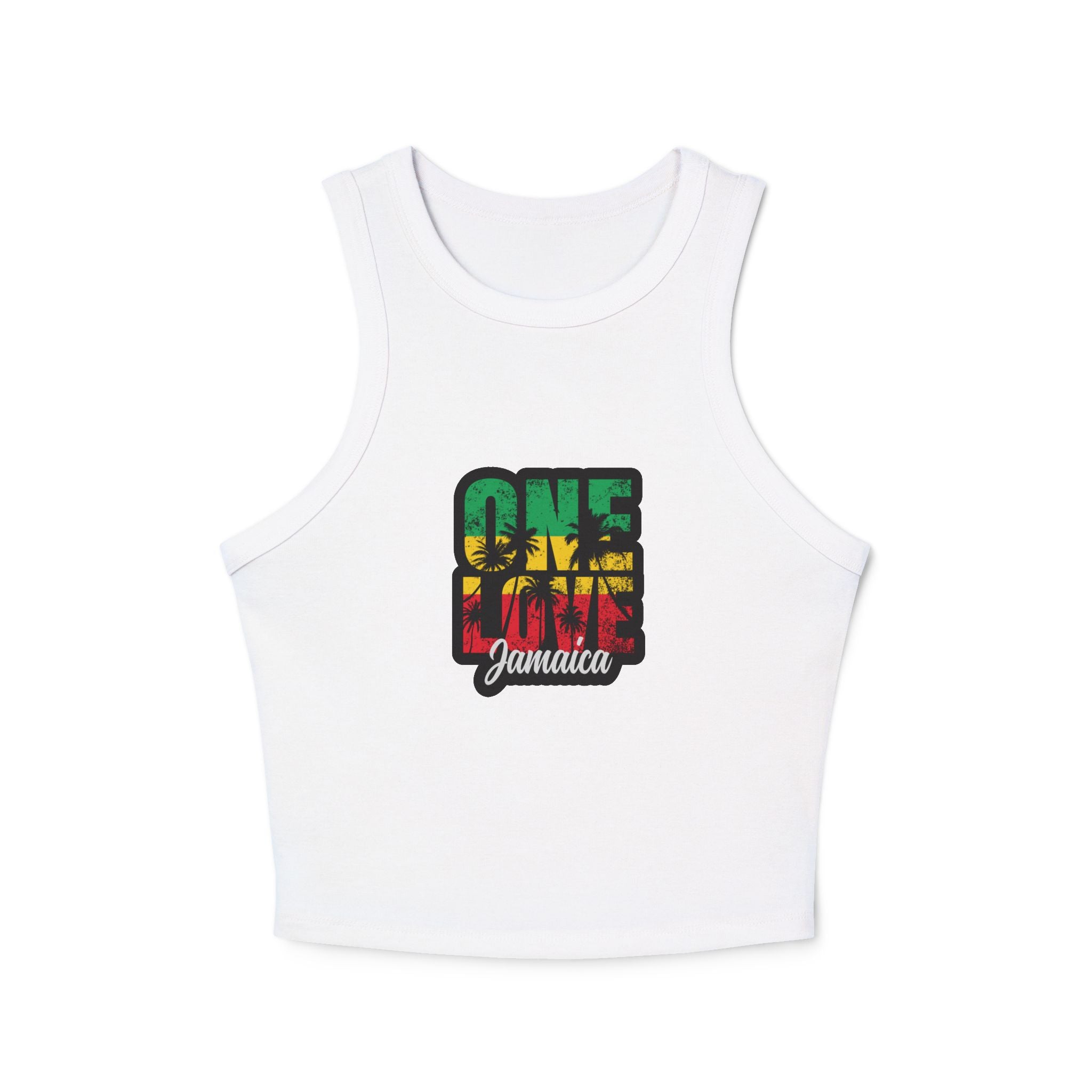 One Love Women’s Micro‑Rib Racer Tank Top