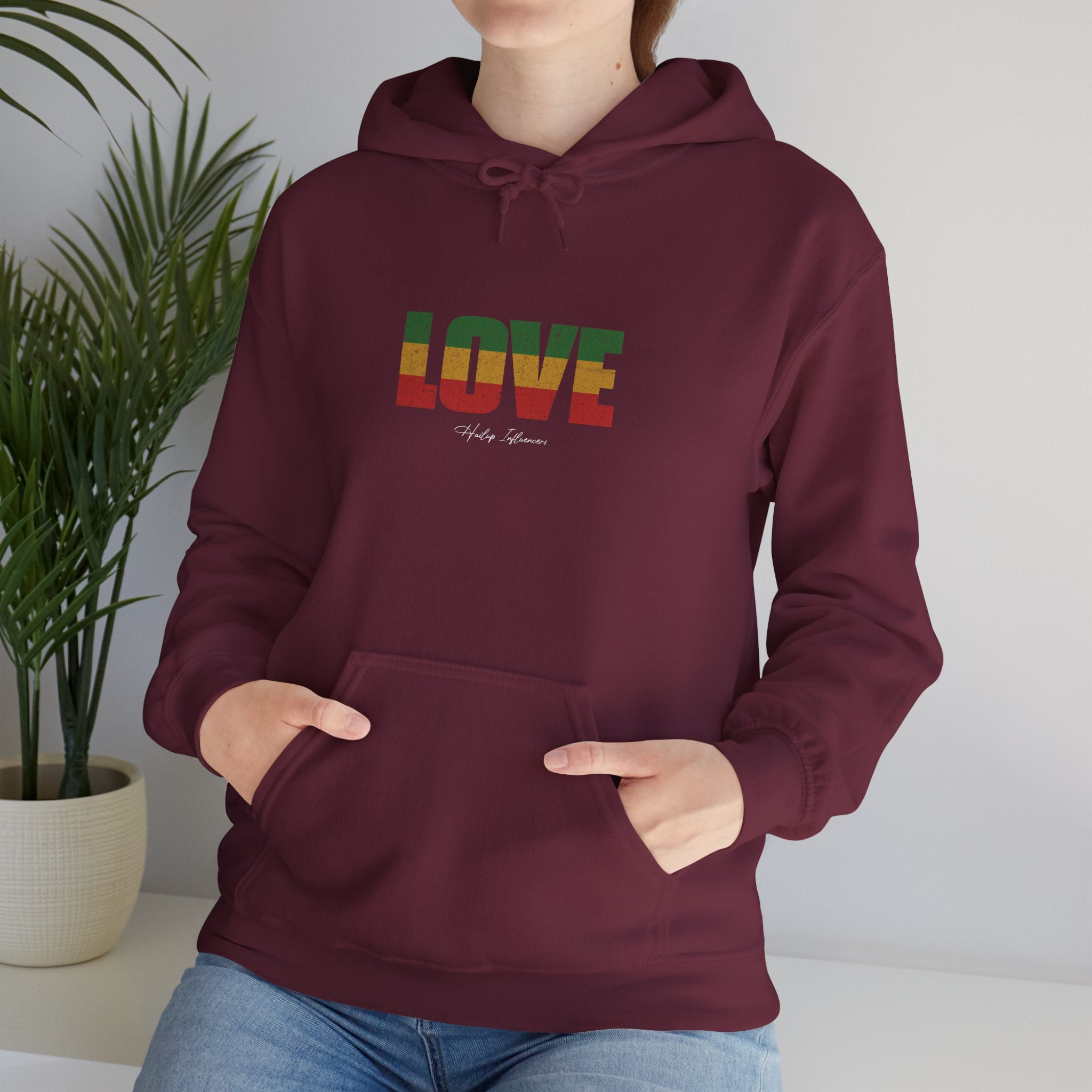 One Love Couples Unisex Heavy Blend Hooded Sweatshirt