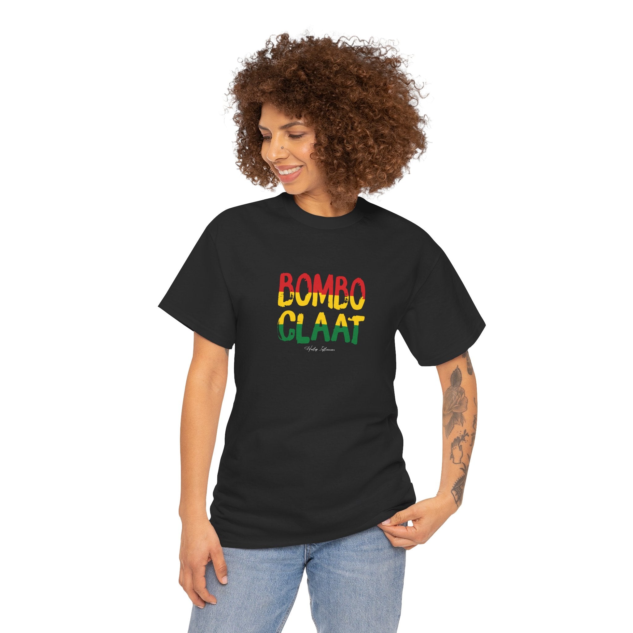 Meet the “BOMBO CLAAT Unisex Heavy Cotton Tee