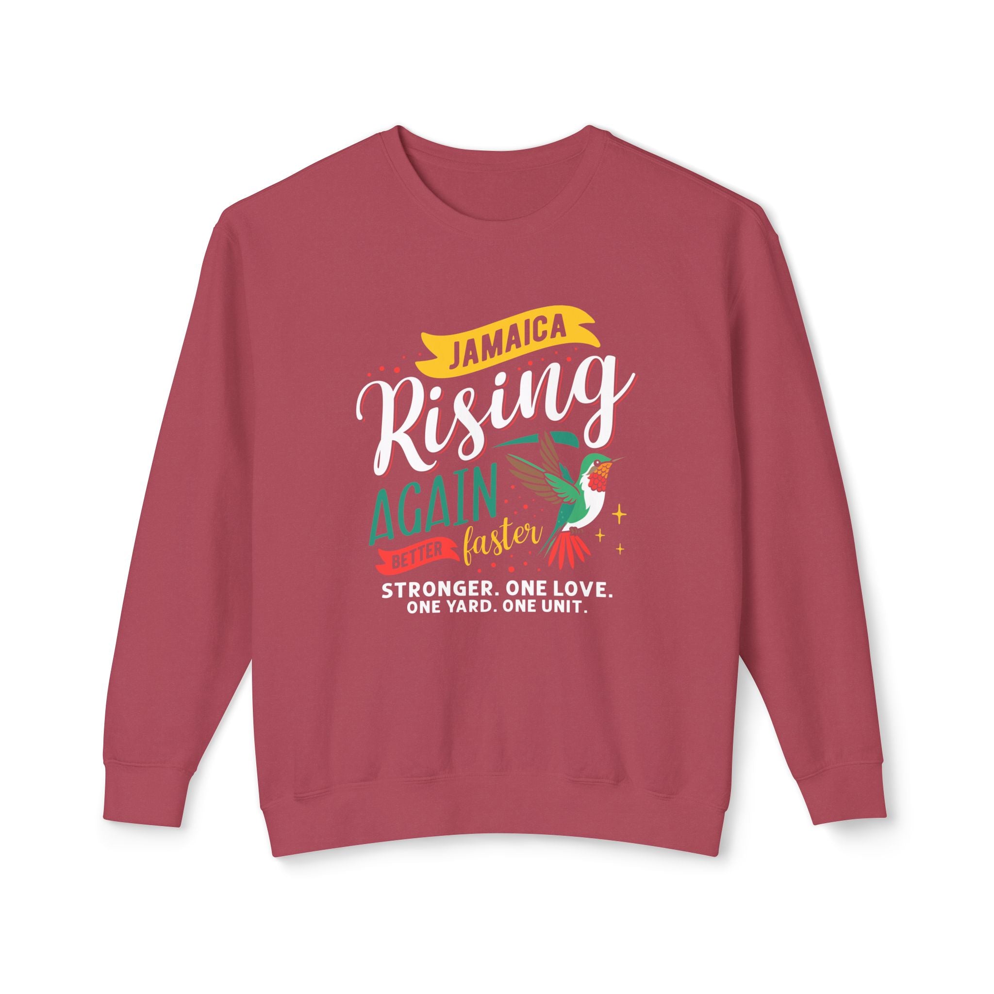 Jamaica Rising Unisex Lightweight Crewneck Sweatshirt