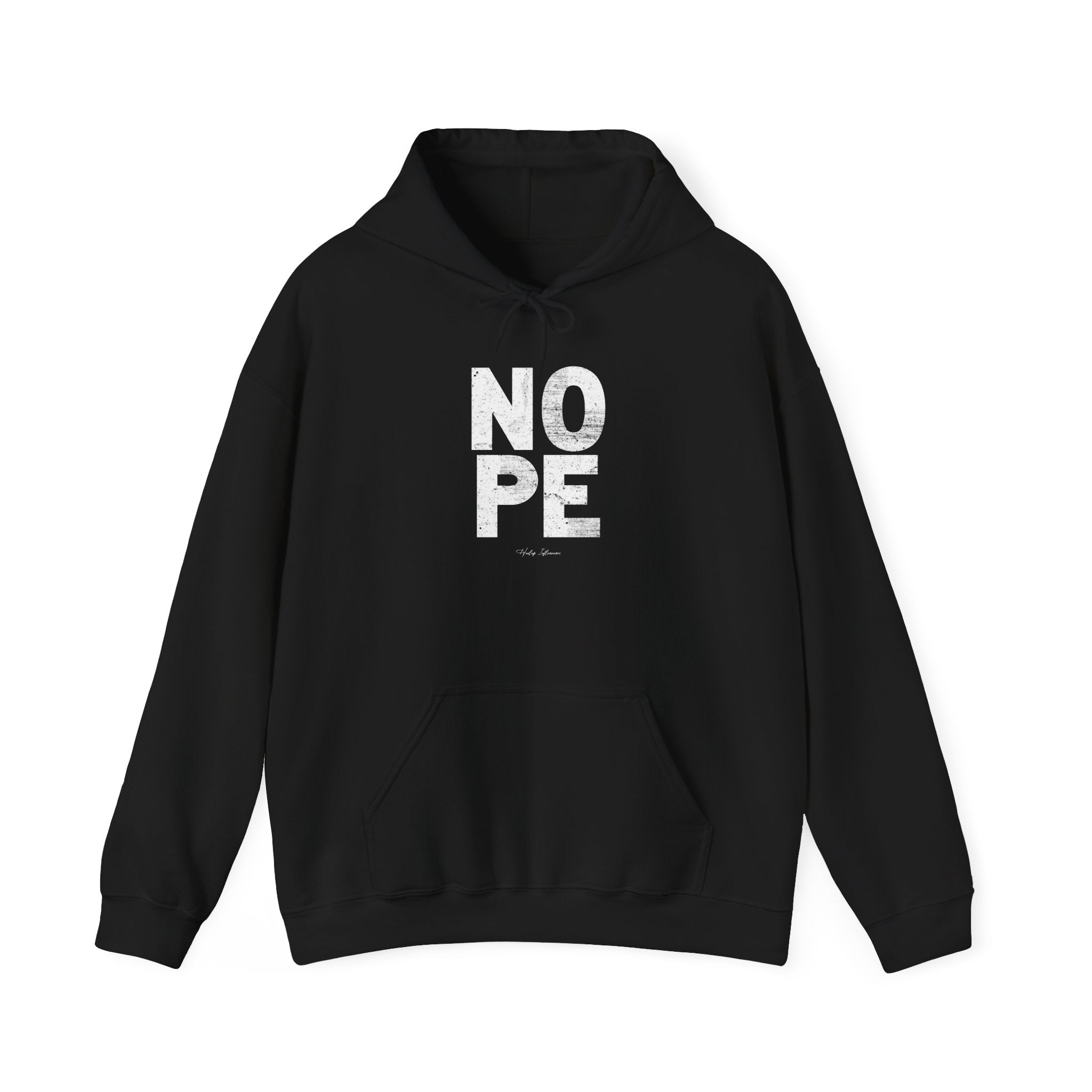 NOPE Unisex Cotton-Poly Hoodie