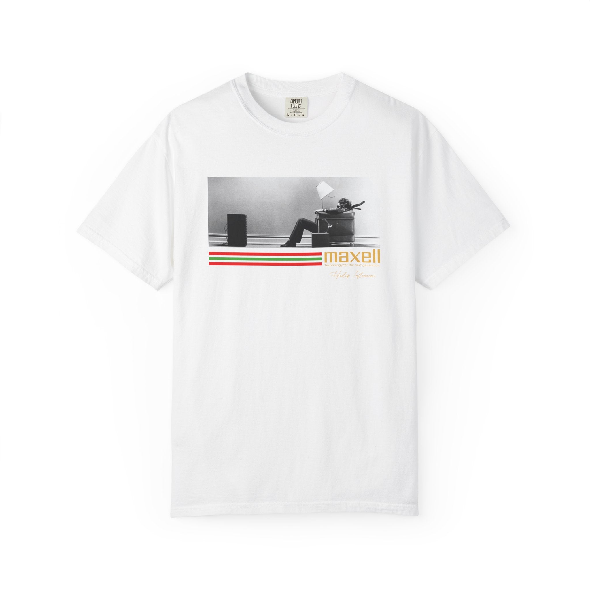 Maxell Retro Vibes T-Shirt — Relaxing Tape Ad Graphic Tee