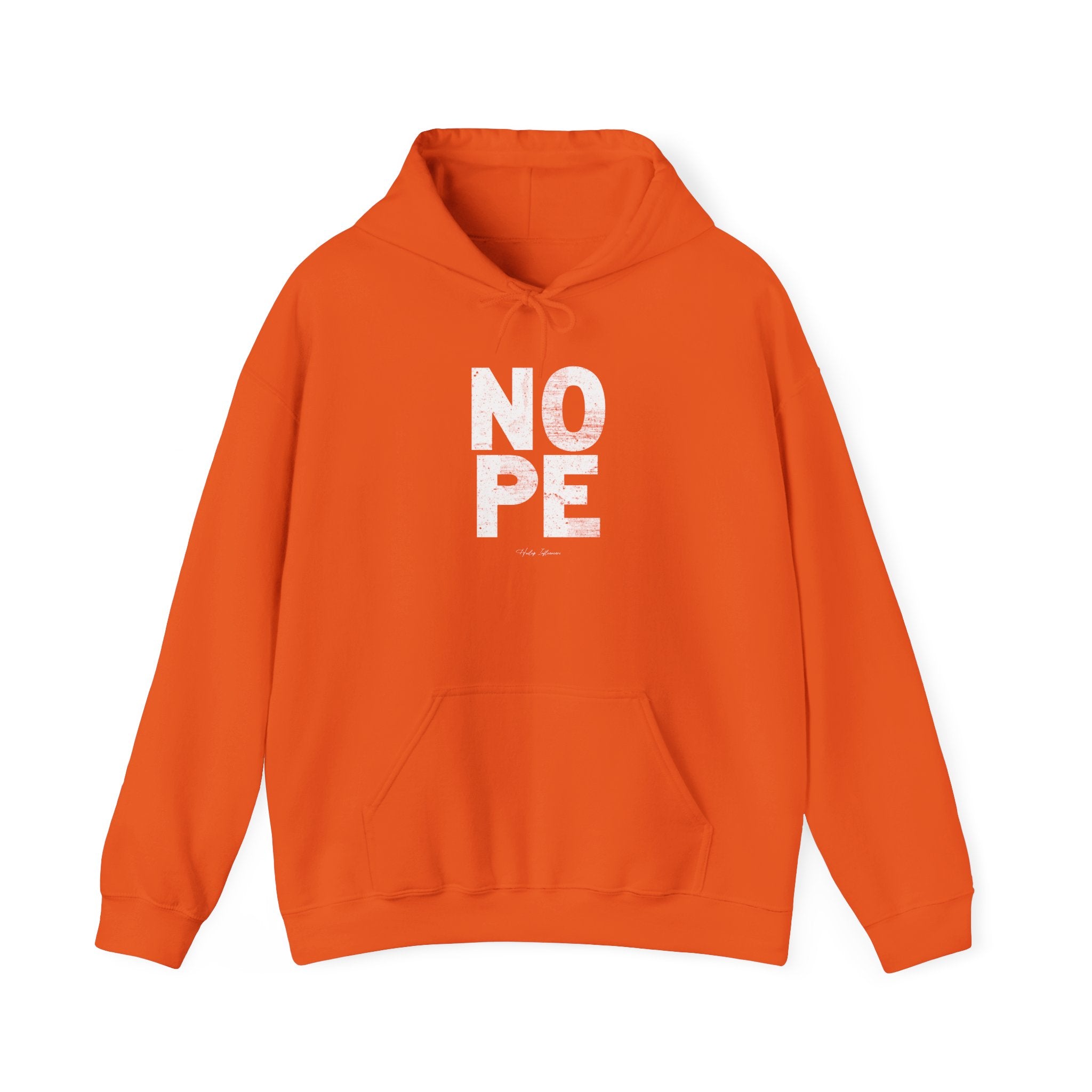 NOPE Unisex Cotton-Poly Hoodie