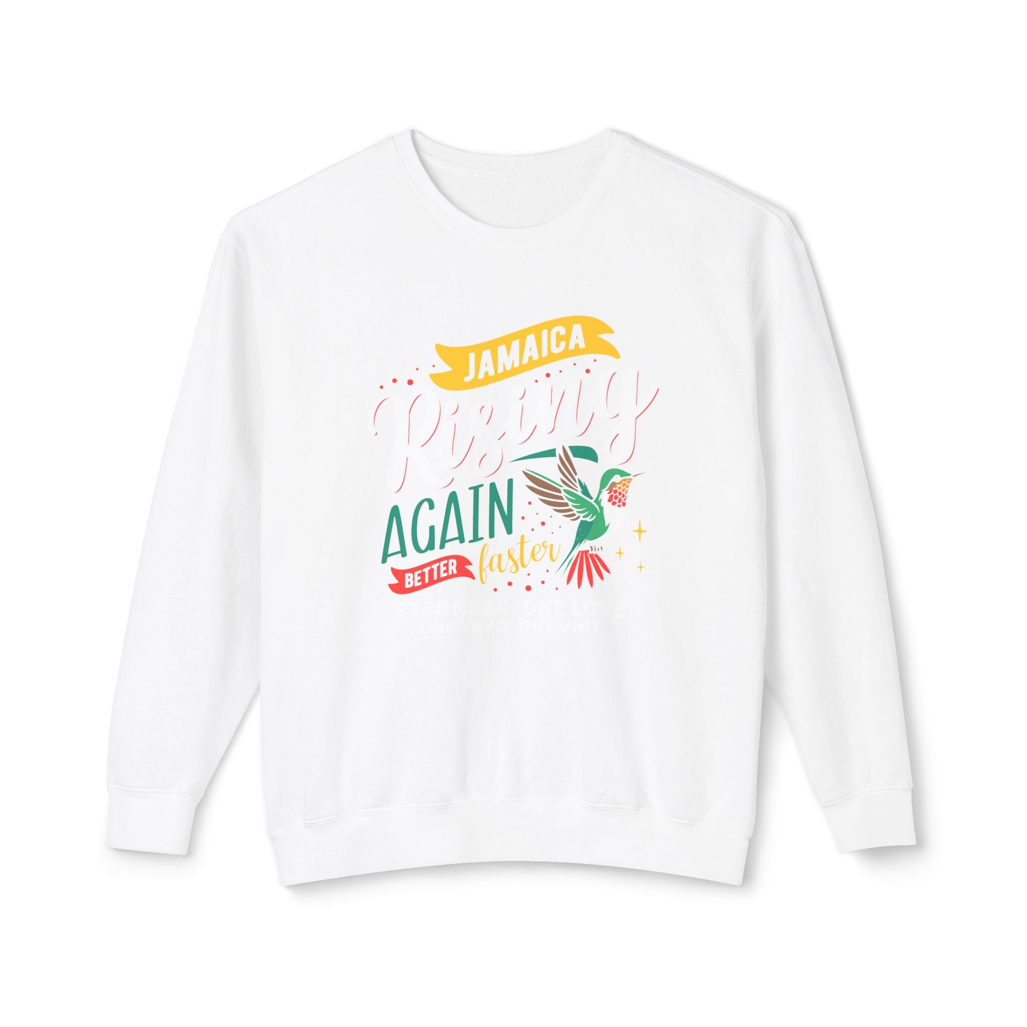 Jamaica Rising Unisex Lightweight Crewneck Sweatshirt