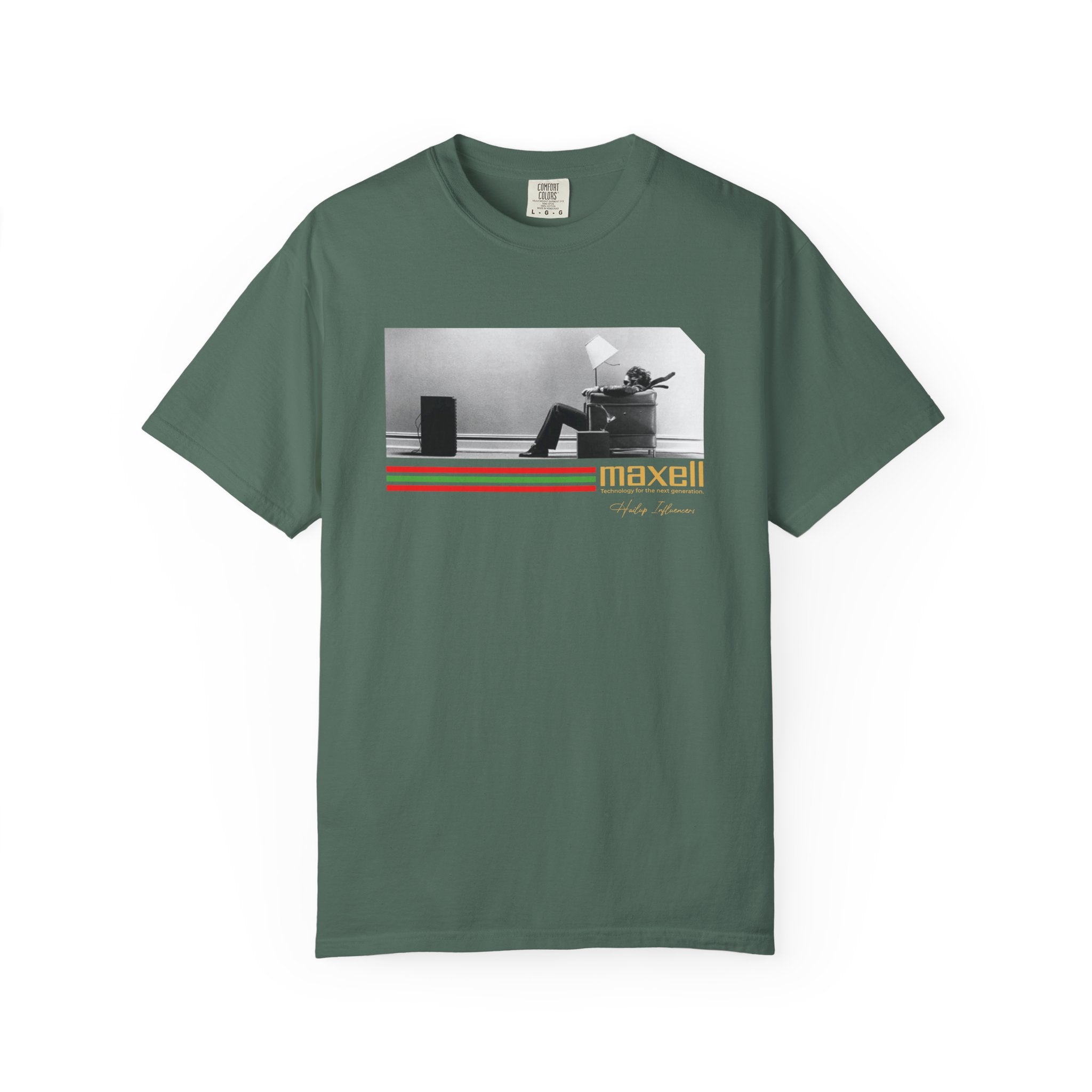 Maxell Retro Vibes T-Shirt — Relaxing Tape Ad Graphic Tee