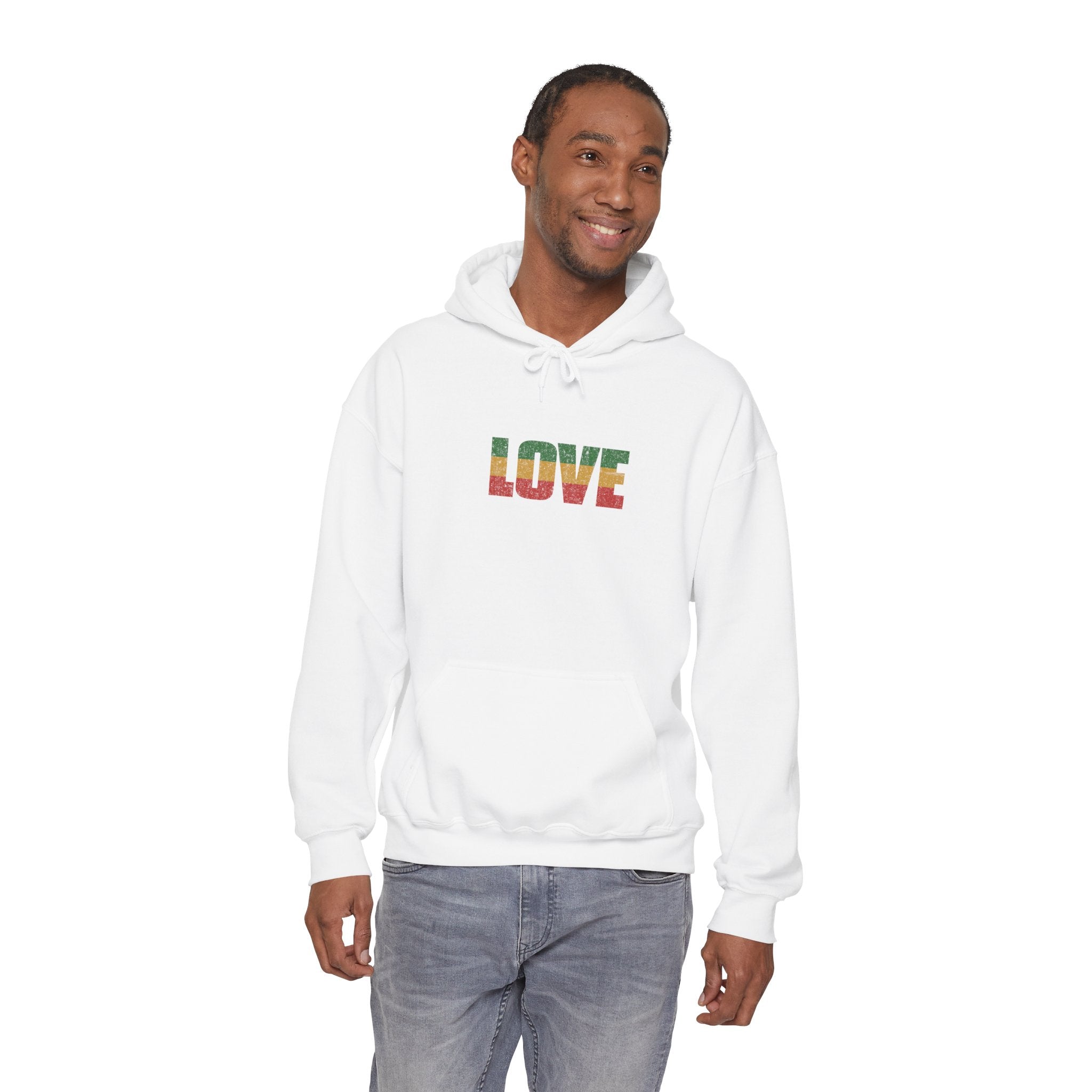 One Love Couples Unisex Heavy Blend Hooded Sweatshirt