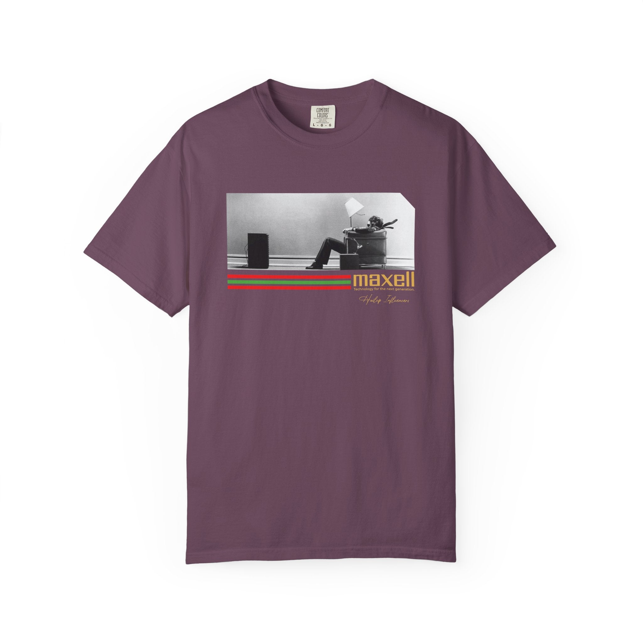 Maxell Retro Vibes T-Shirt — Relaxing Tape Ad Graphic Tee