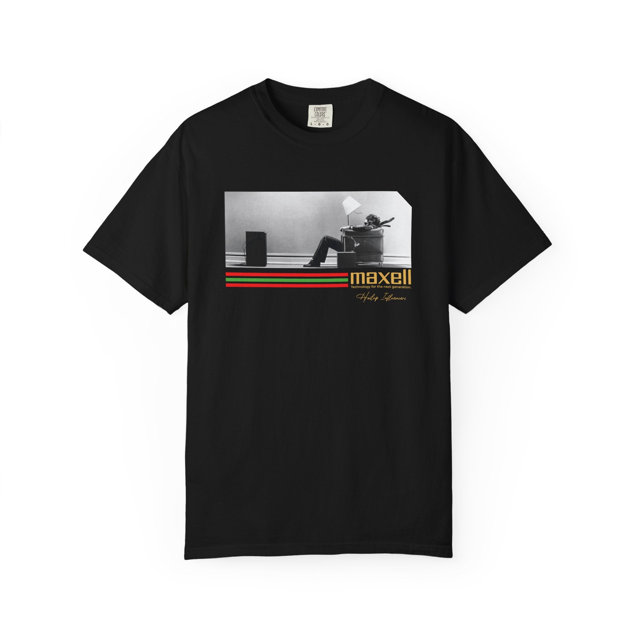 Maxell Retro Vibes T-Shirt — Relaxing Tape Ad Graphic Tee