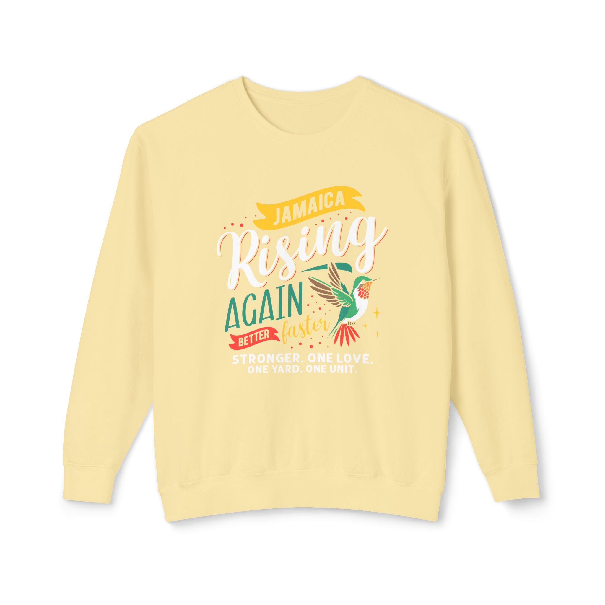 Jamaica Rising Unisex Lightweight Crewneck Sweatshirt