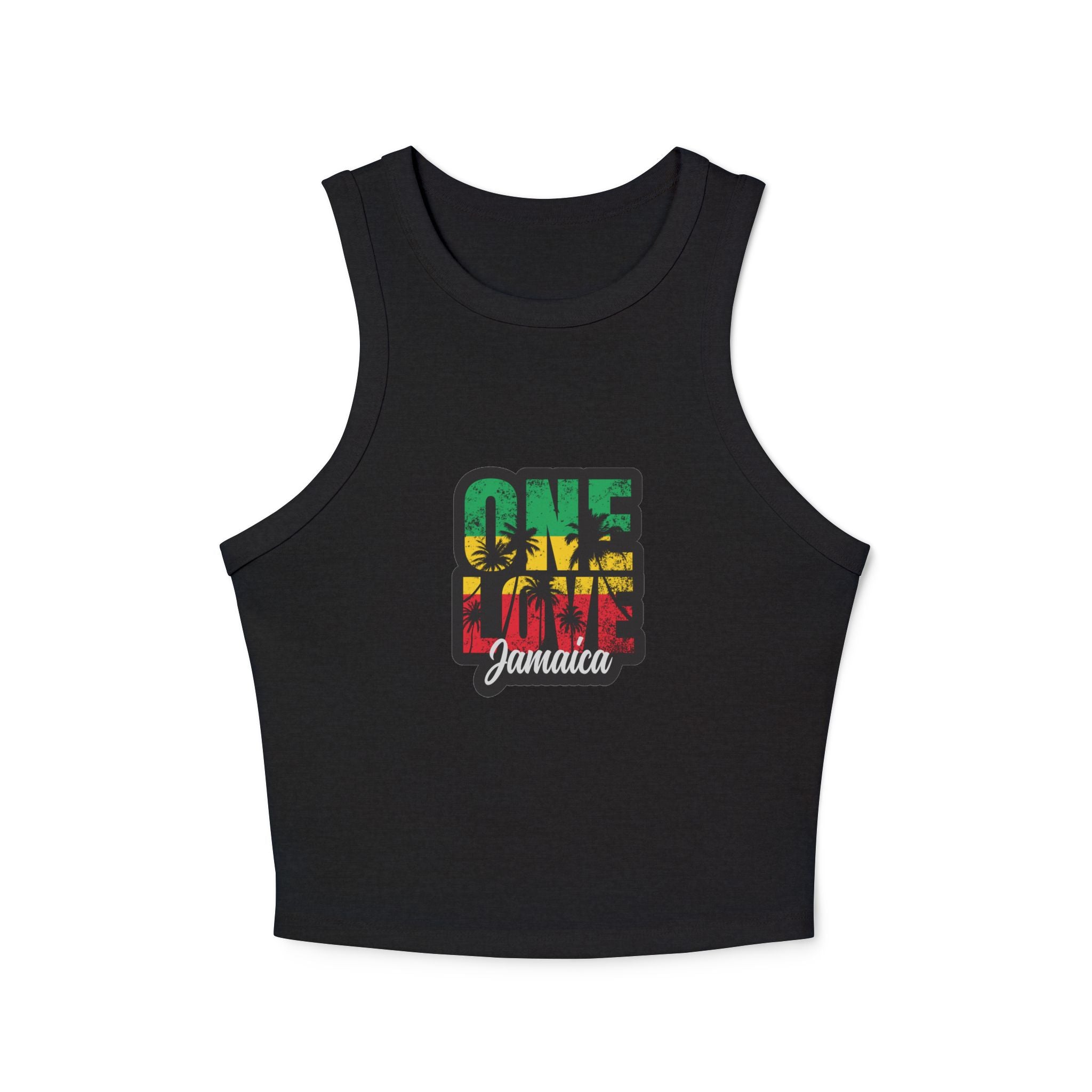 One Love Women’s Micro‑Rib Racer Tank Top