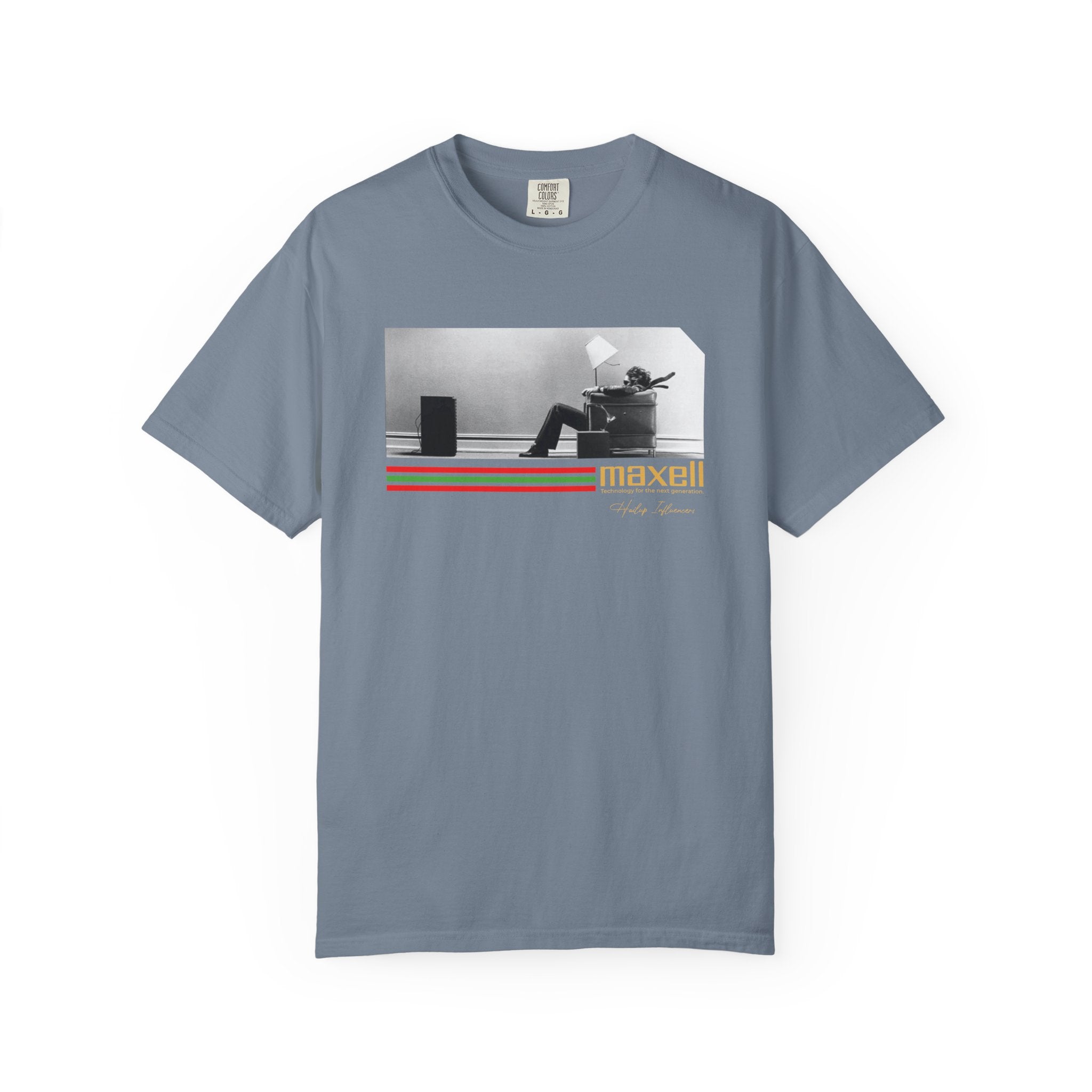 Maxell Retro Vibes T-Shirt — Relaxing Tape Ad Graphic Tee