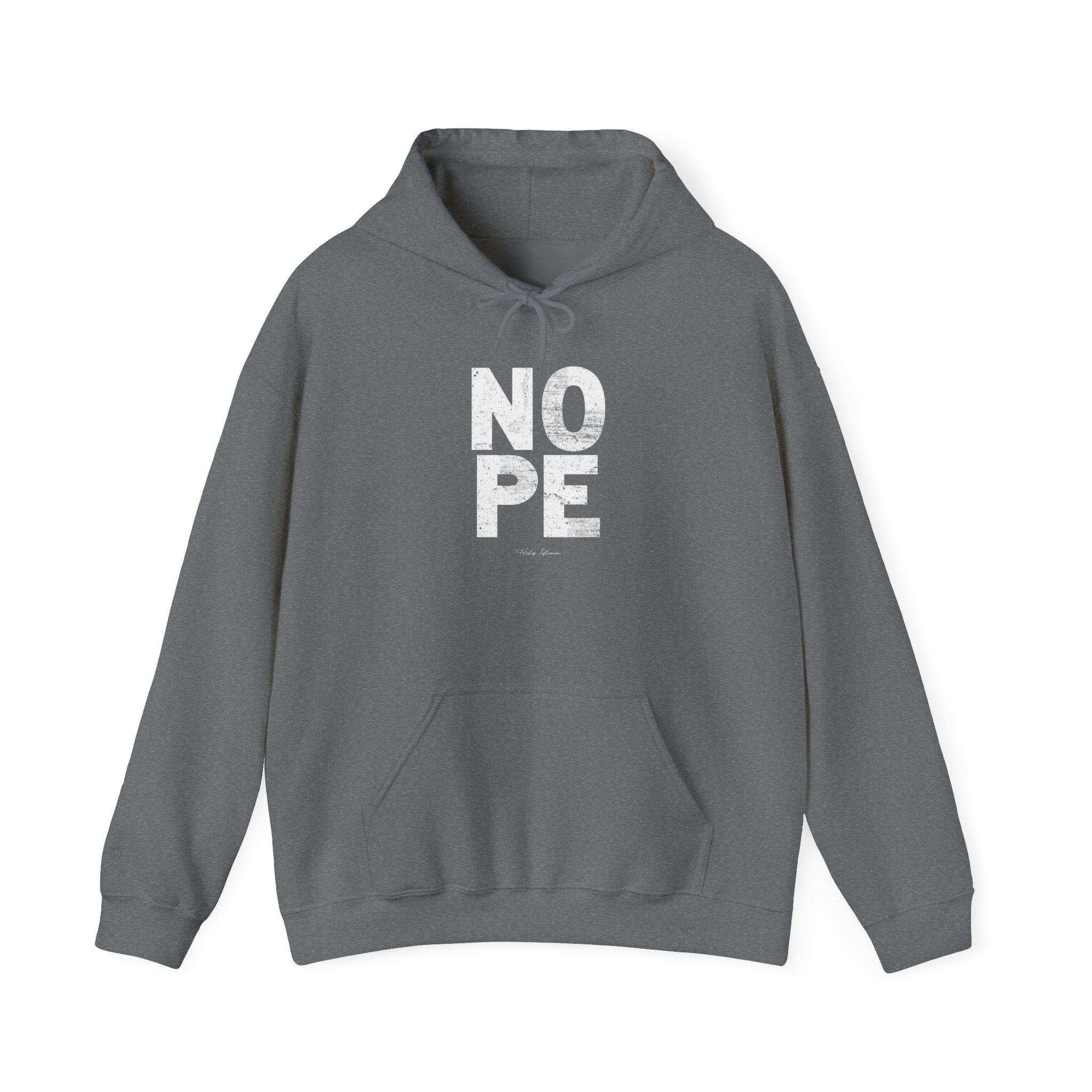 NOPE Unisex Cotton-Poly Hoodie