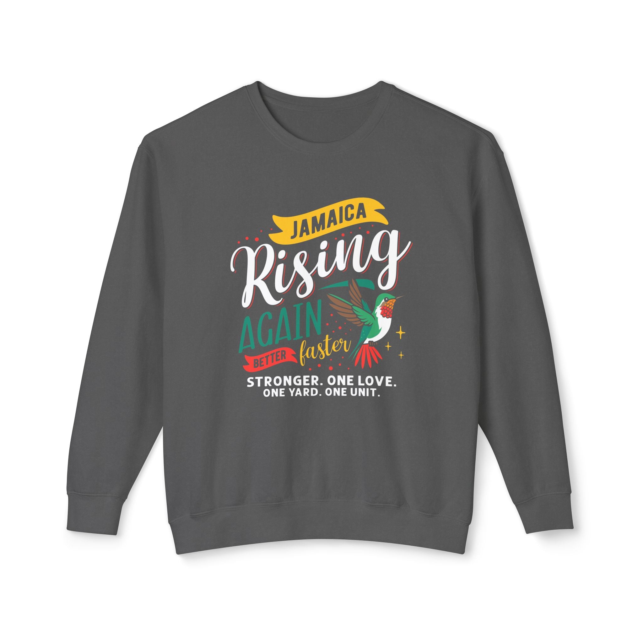 Jamaica Rising Unisex Lightweight Crewneck Sweatshirt