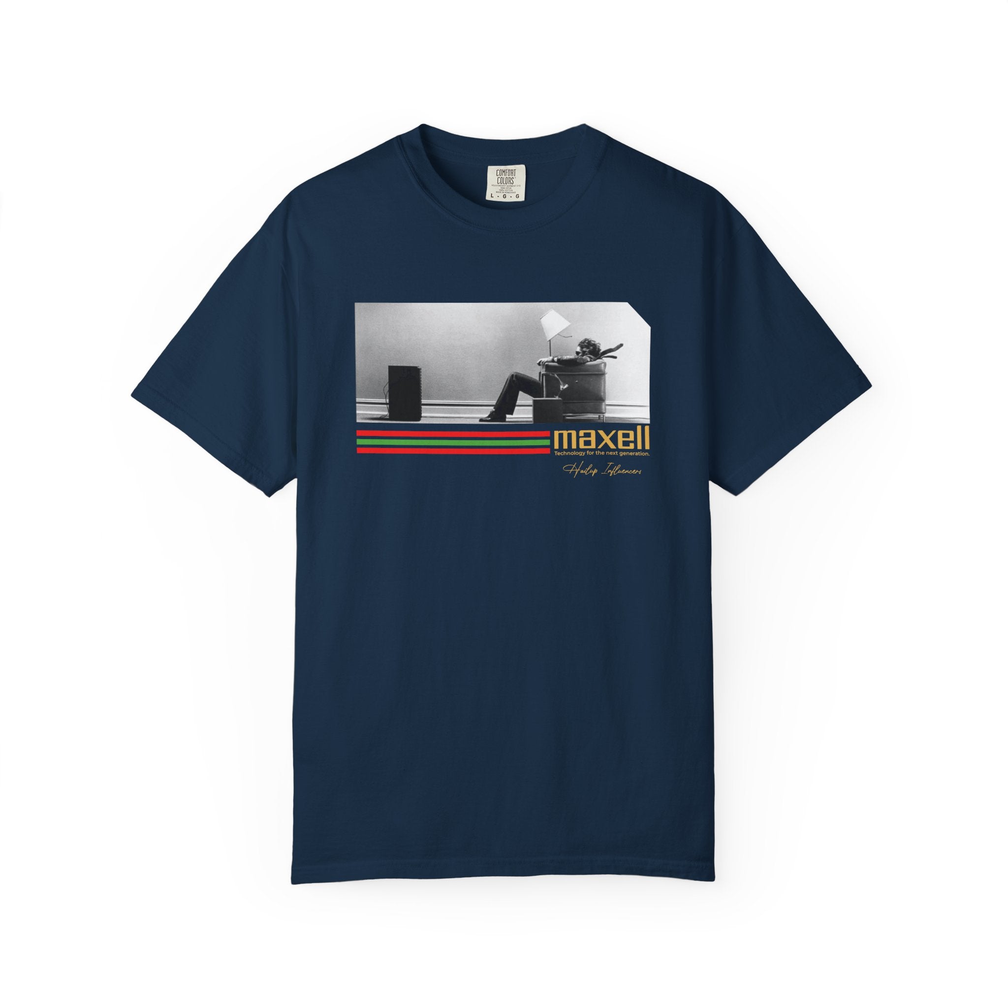 Maxell Retro Vibes T-Shirt — Relaxing Tape Ad Graphic Tee
