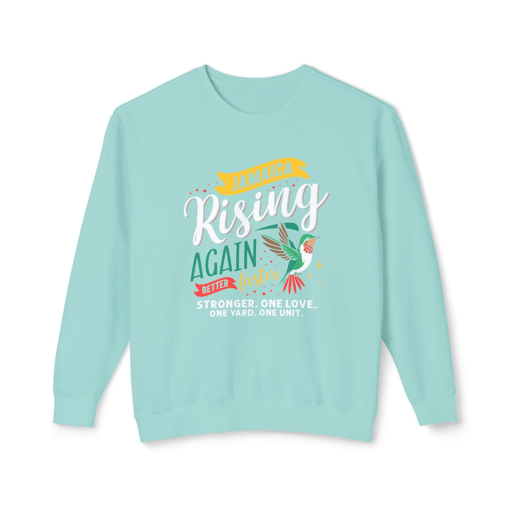 Jamaica Rising Unisex Lightweight Crewneck Sweatshirt