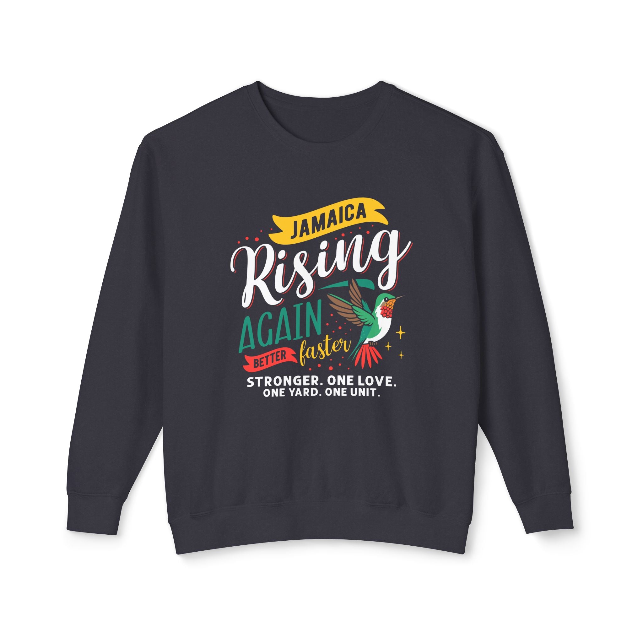 Jamaica Rising Unisex Lightweight Crewneck Sweatshirt