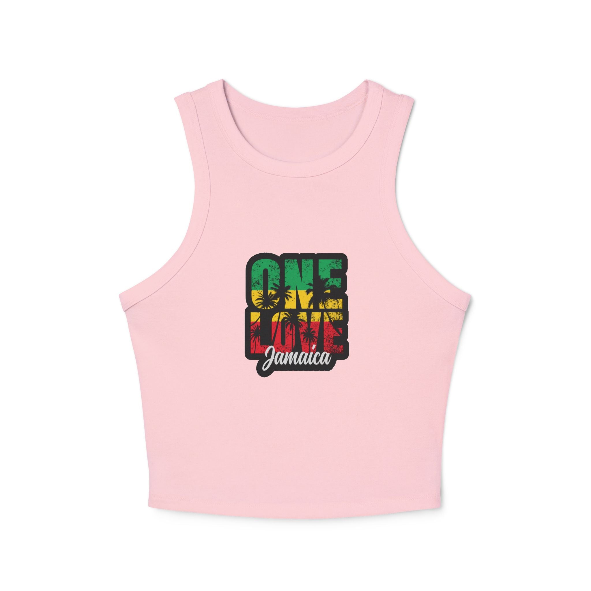 One Love Women’s Micro‑Rib Racer Tank Top