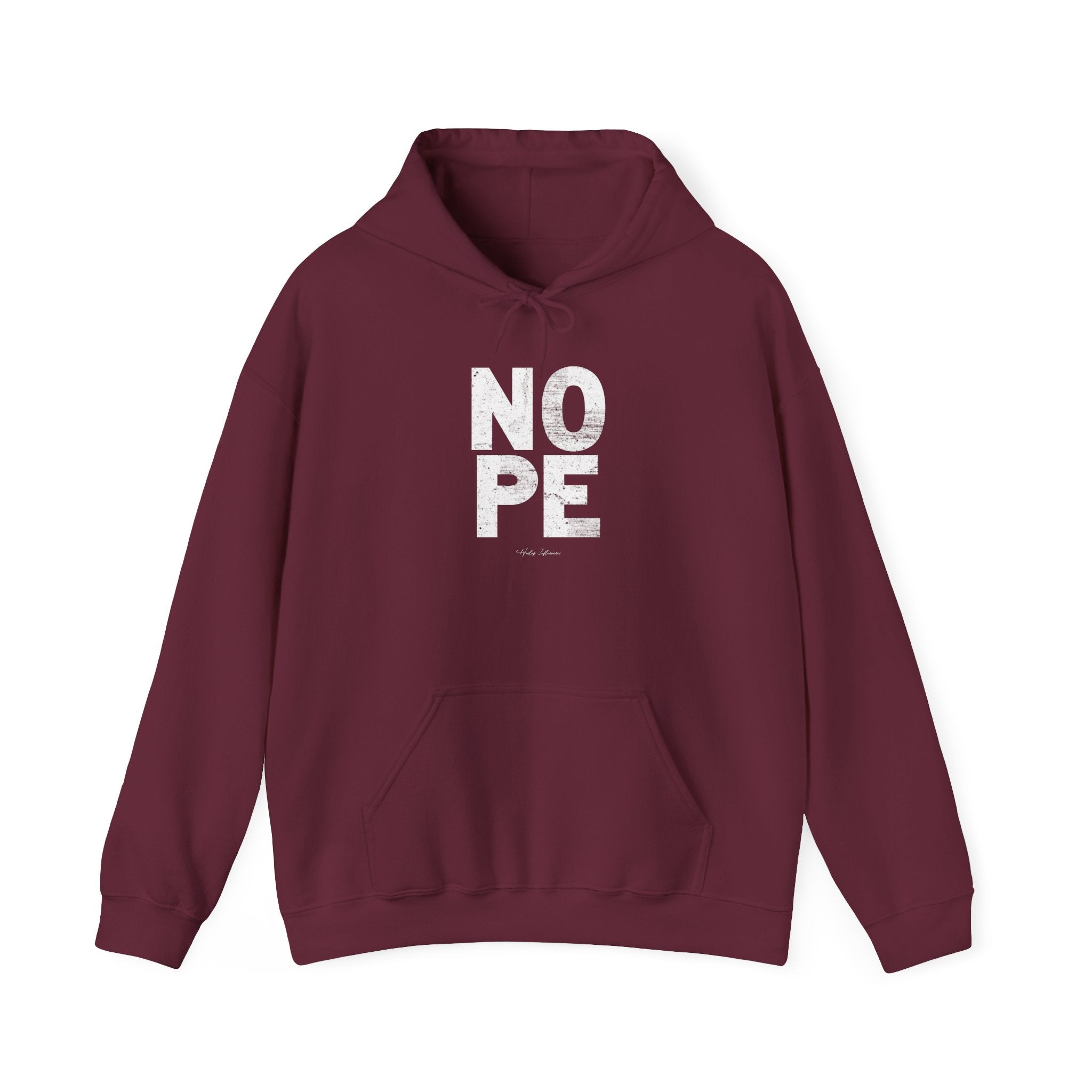 NOPE Unisex Cotton-Poly Hoodie