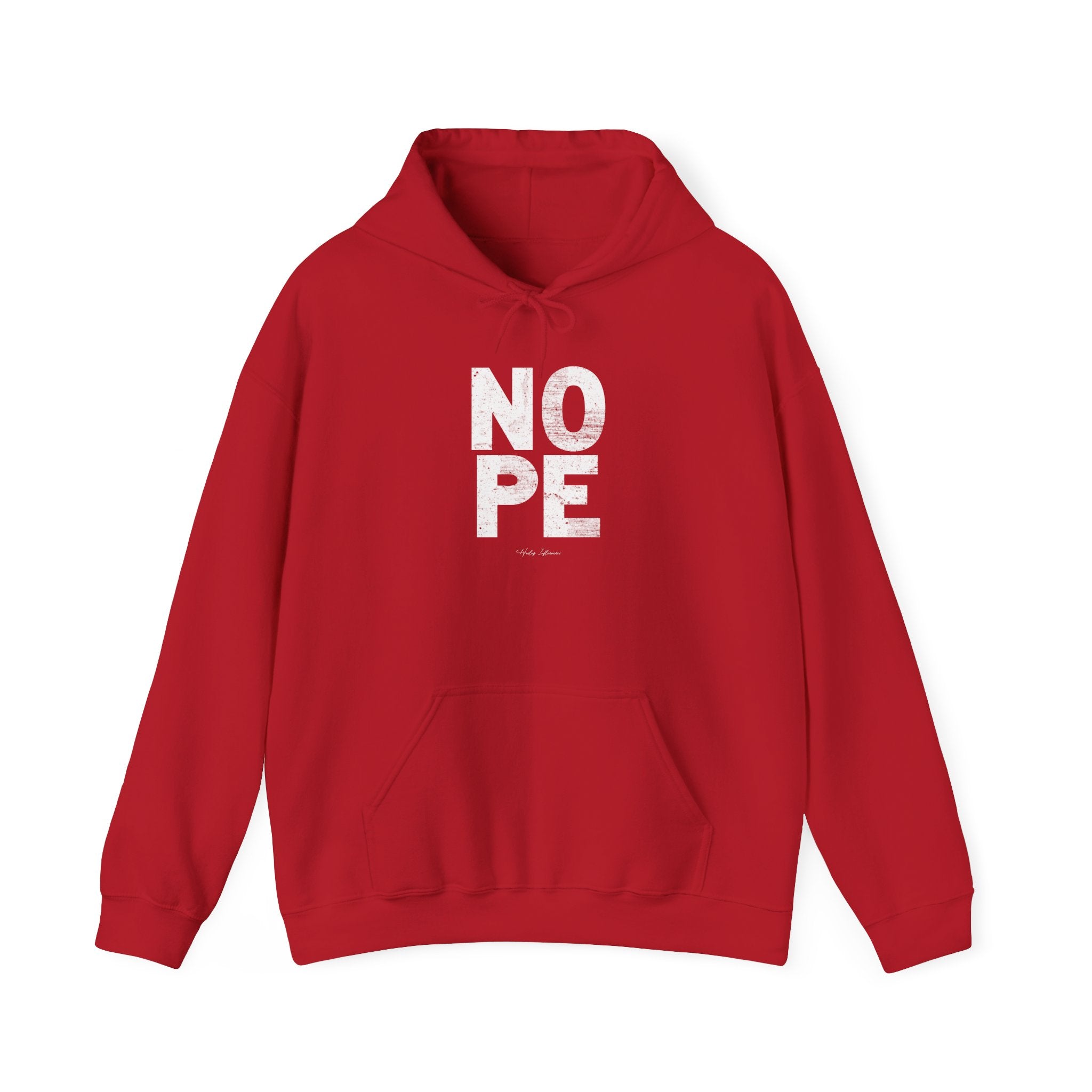 NOPE Unisex Cotton-Poly Hoodie