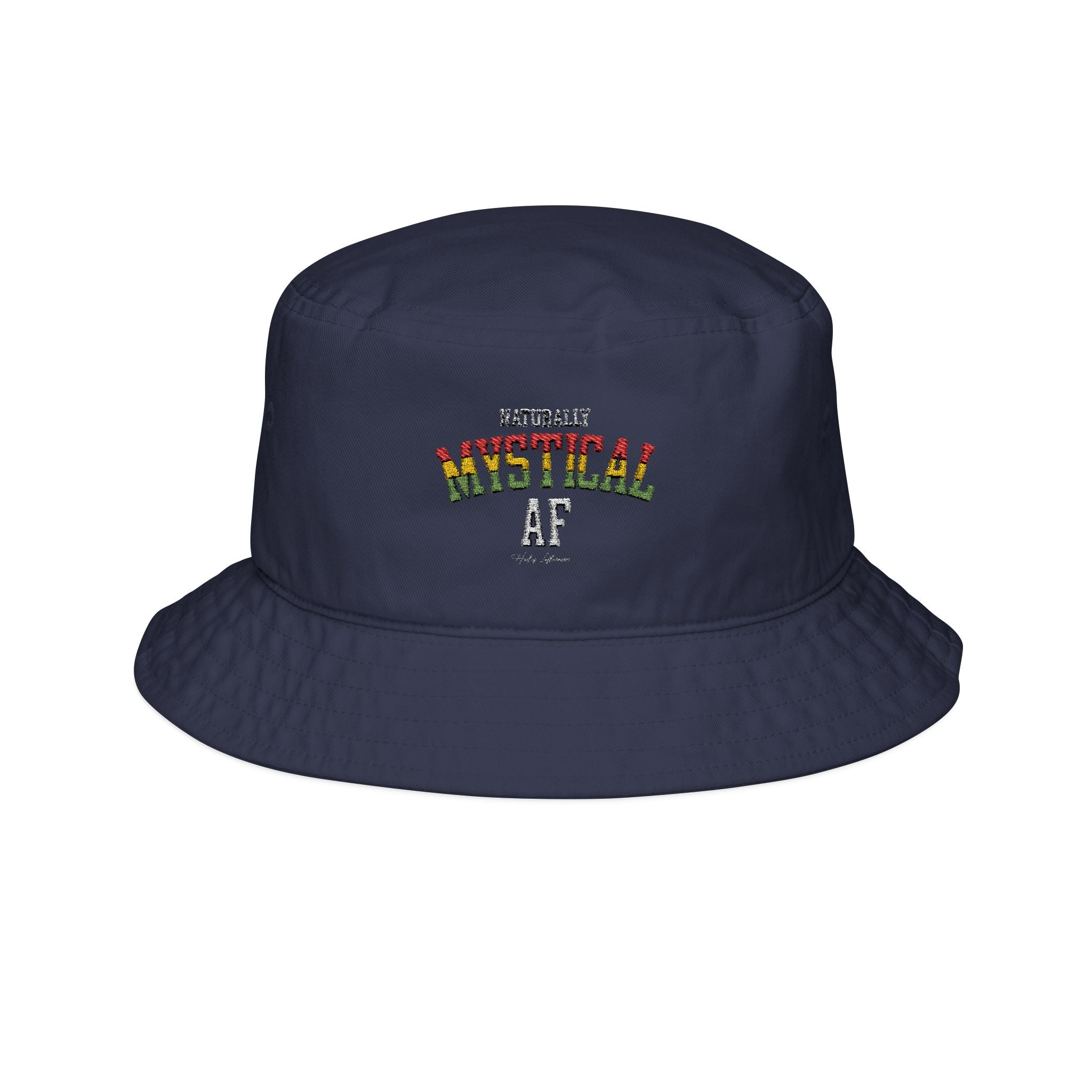 Mystical AF Embroidered Bucket Hat — Rainbow Magic Festival Cap