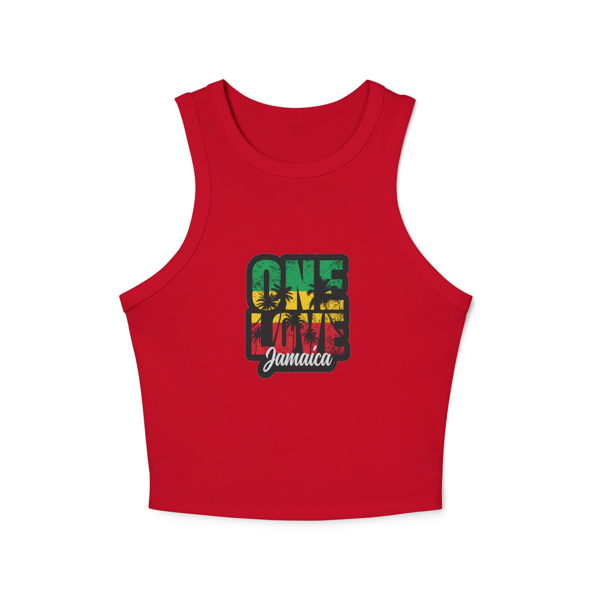 One Love Women’s Micro‑Rib Racer Tank Top