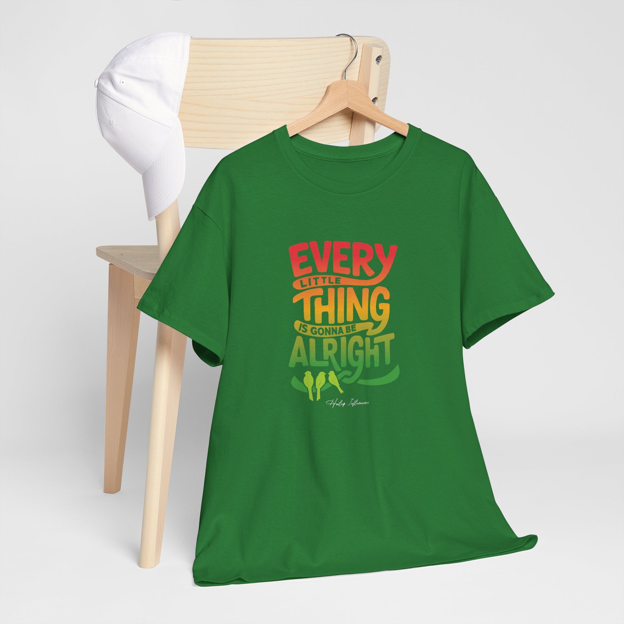 Every Little Thing Will Be Alright — Unisex Heavy Cotton Tee