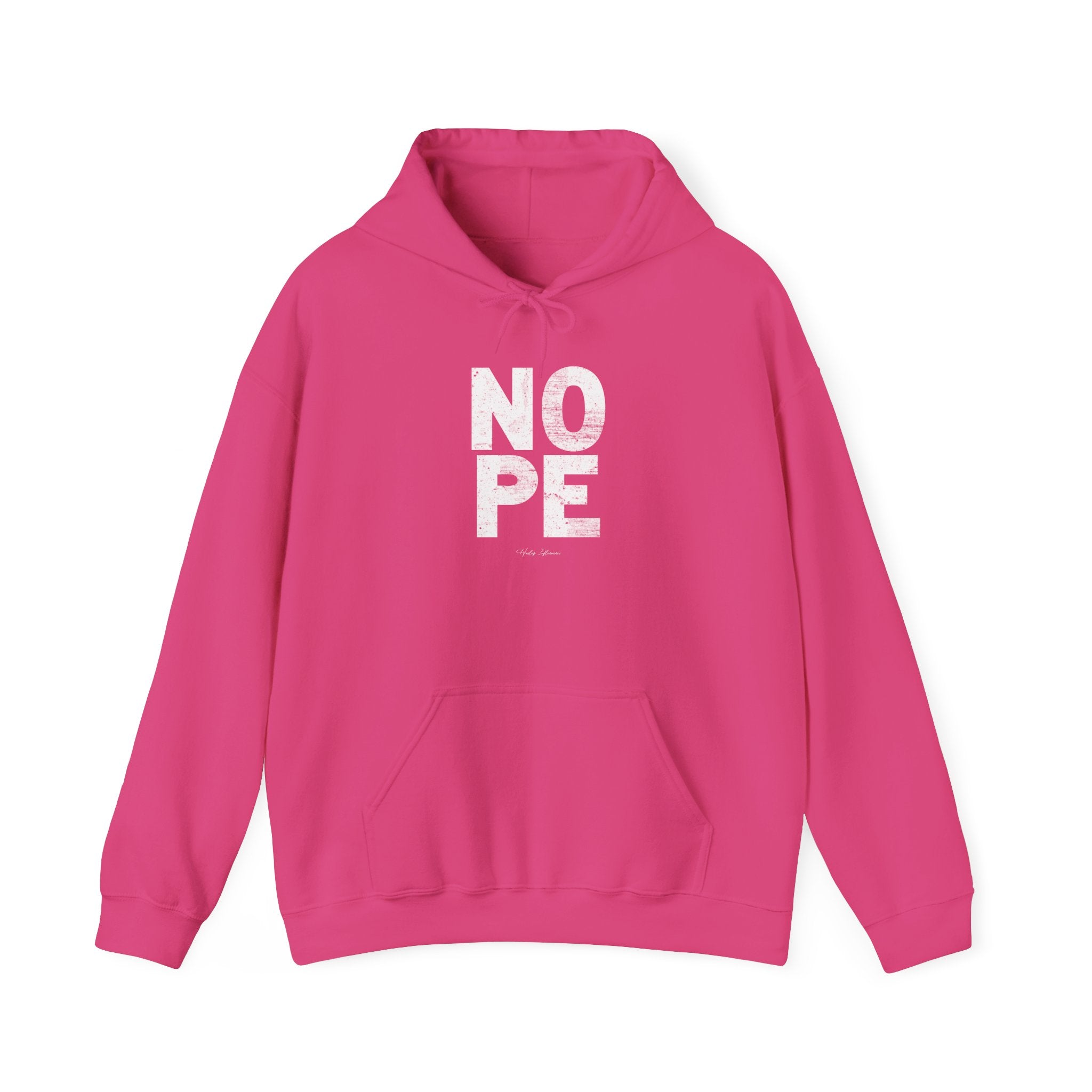 NOPE Unisex Cotton-Poly Hoodie