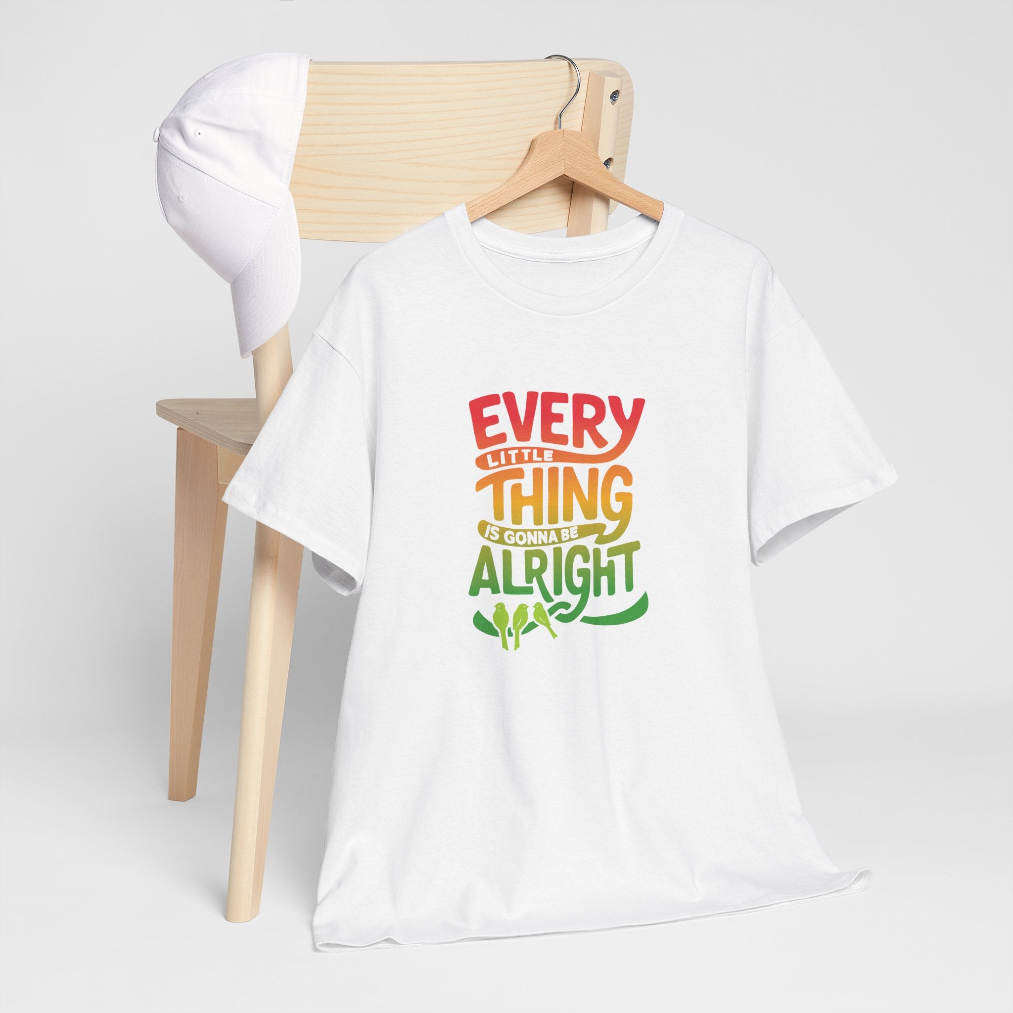 Every Little Thing Will Be Alright — Unisex Heavy Cotton Tee