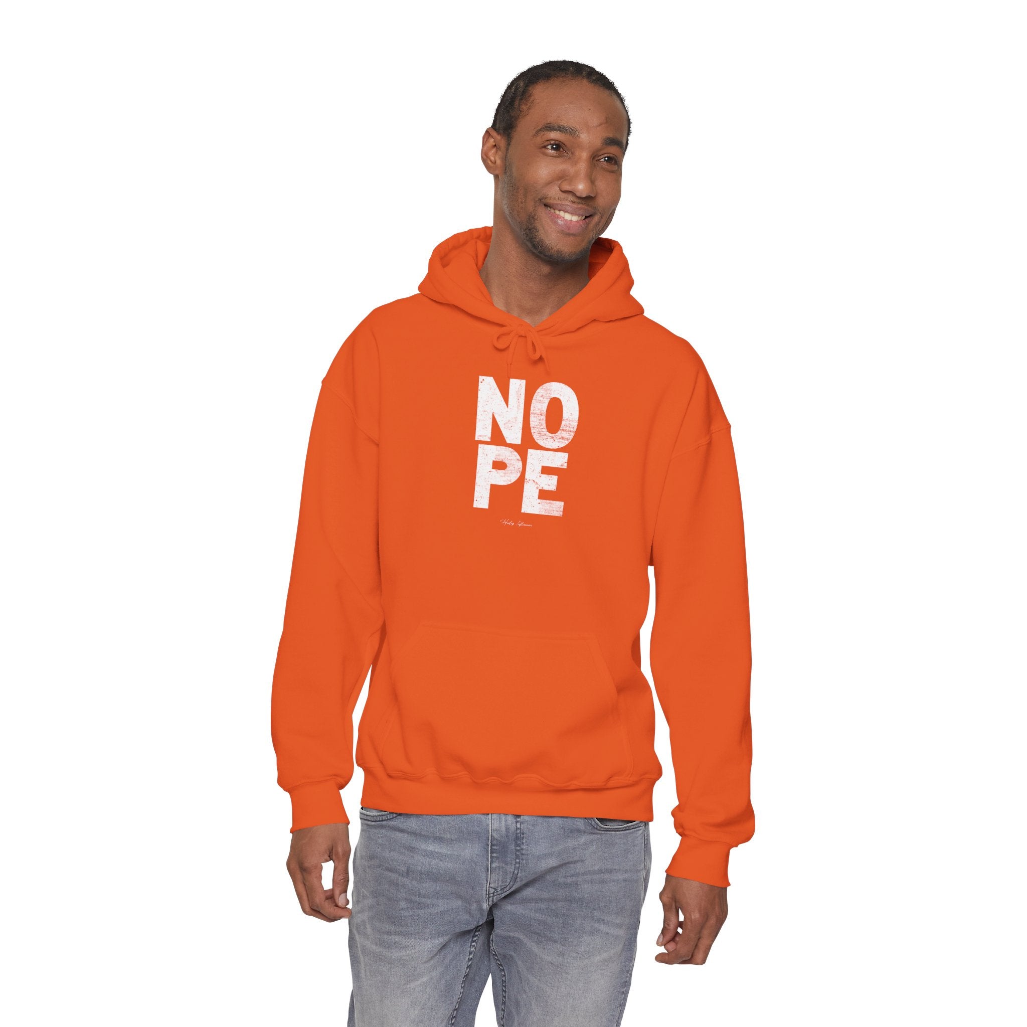 NOPE Unisex Cotton-Poly Hoodie