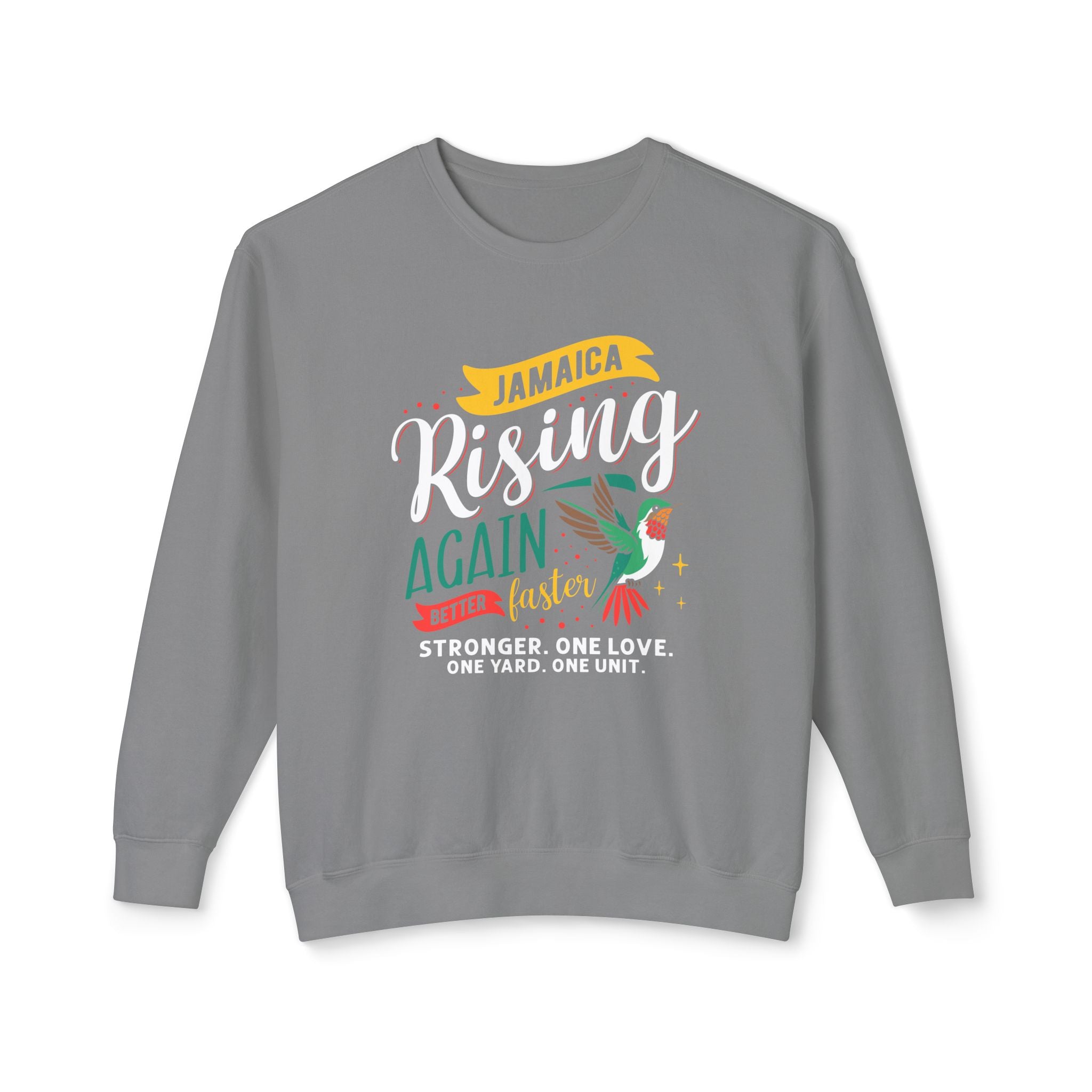 Jamaica Rising Unisex Lightweight Crewneck Sweatshirt