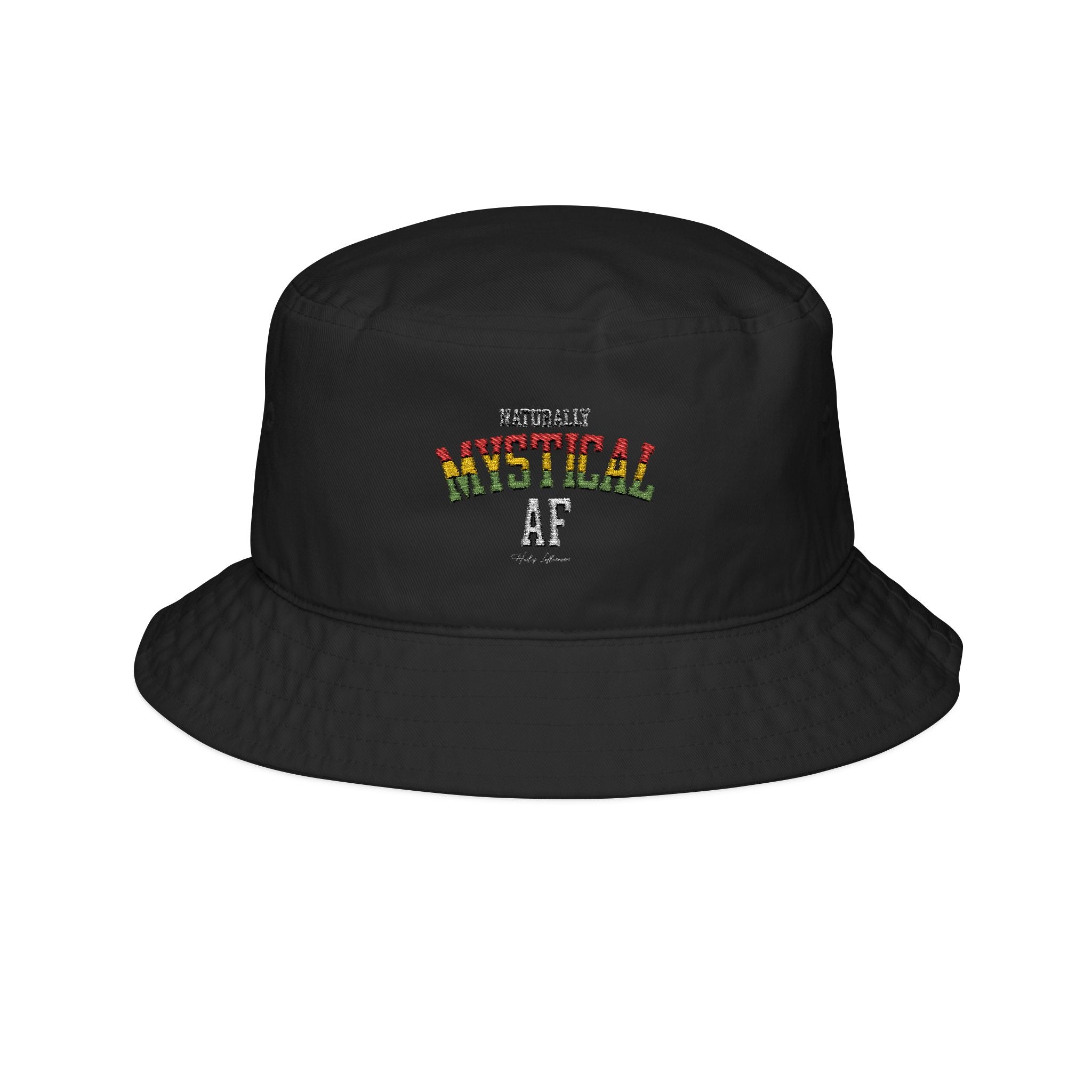 Mystical AF Embroidered Bucket Hat — Rainbow Magic Festival Cap