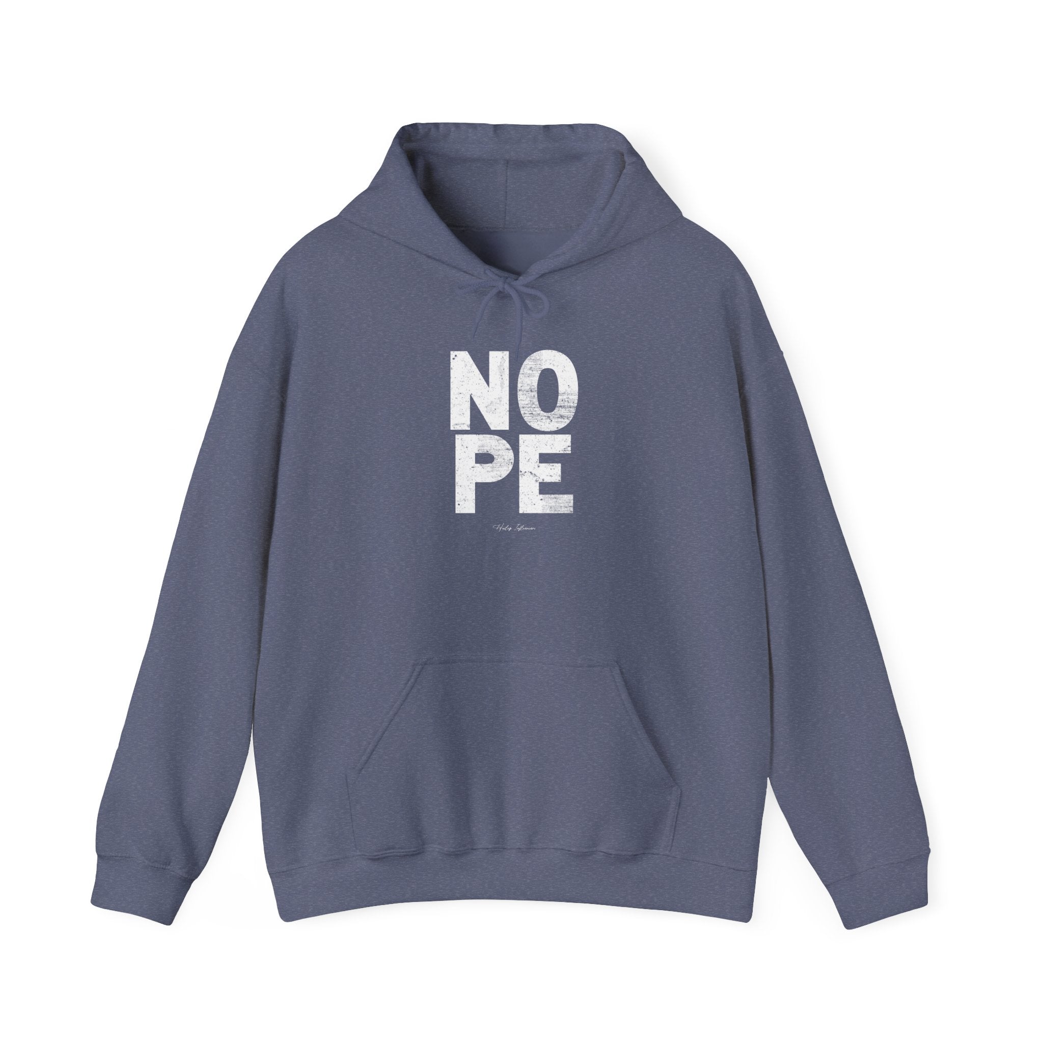 NOPE Unisex Cotton-Poly Hoodie