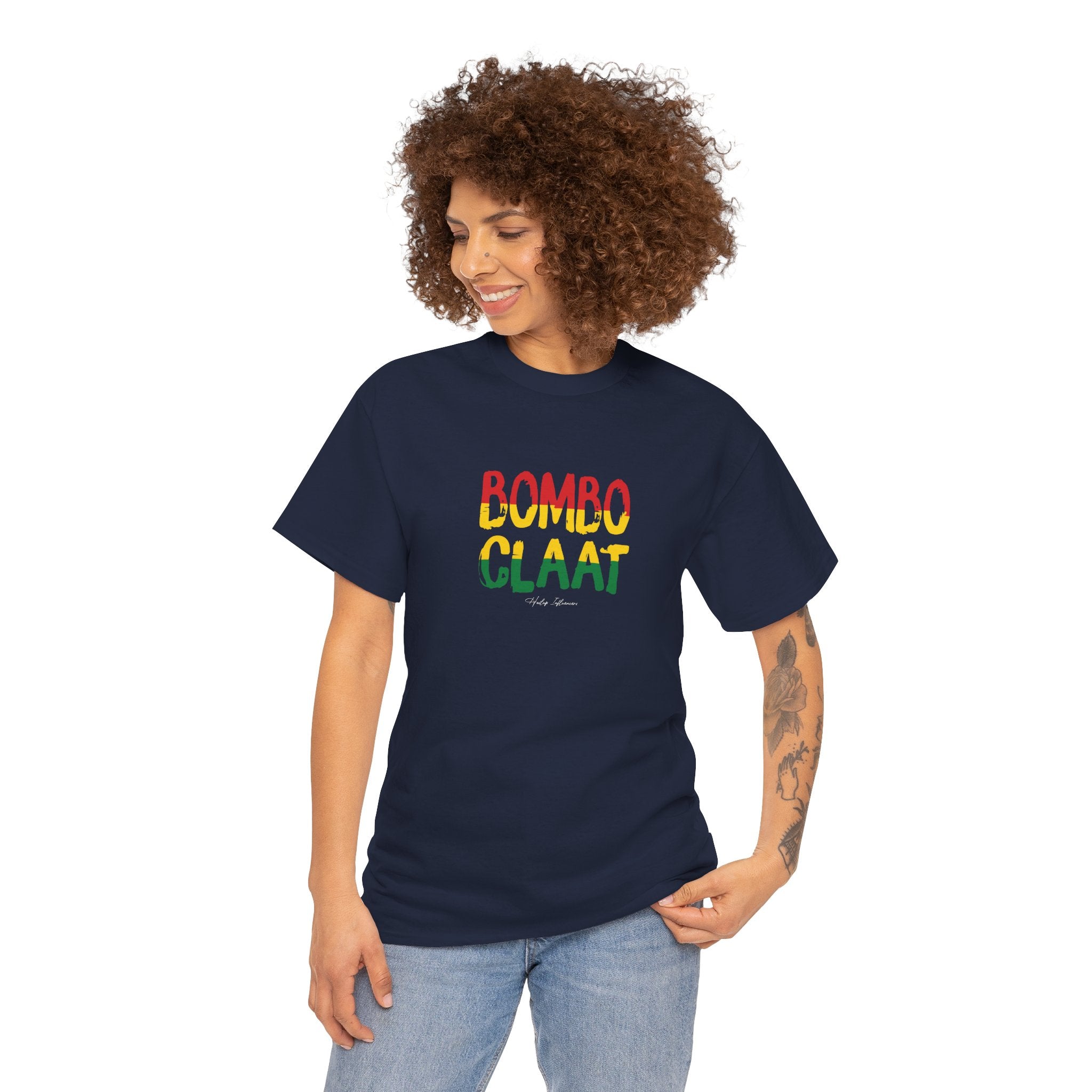 Meet the “BOMBO CLAAT Unisex Heavy Cotton Tee