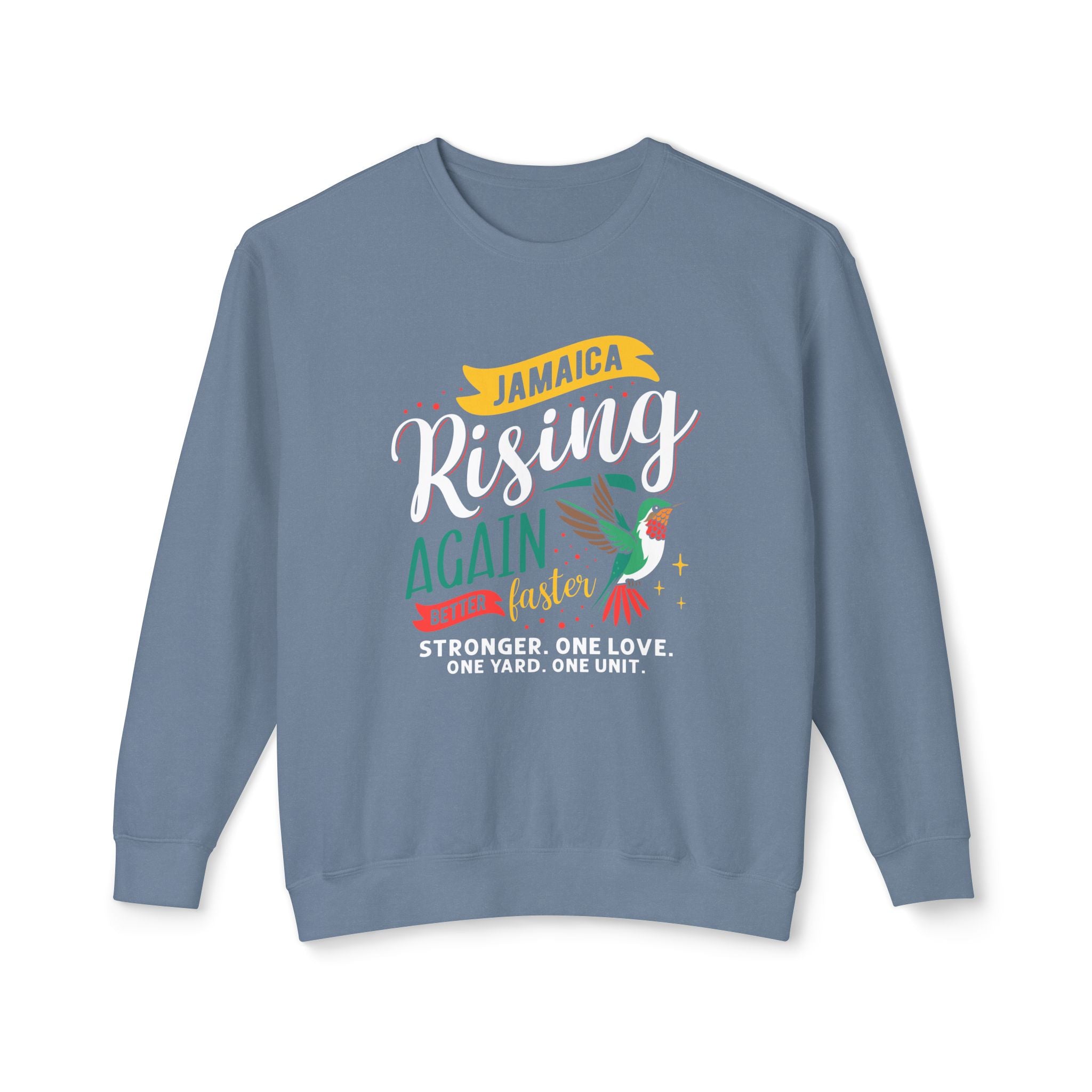 Jamaica Rising Unisex Lightweight Crewneck Sweatshirt